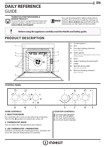Manual Indesit IVV 3504 IX Oven