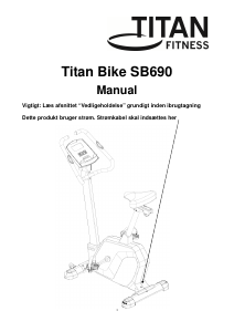 Brugsanvisning Titan Fitness SB690 Motionscykel
