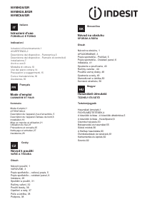 Mode d’emploi Indesit I6VMH2A(W)/GR Cuisinière
