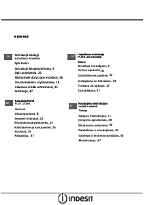 Vadovas Indesit IS5G5PHX/E Diapazonas