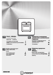 Mode d’emploi Indesit IS5V8CCW/E Cuisinière