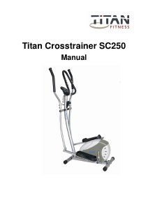Brugsanvisning Titan Fitness SC250 Crosstrainer