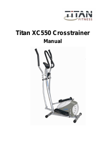 Brugsanvisning Titan Fitness XC550 Crosstrainer