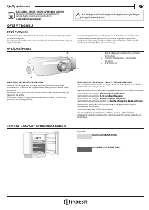 Návod Indesit IN TSZ 1612 Chladnička