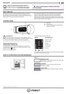 Handleiding Indesit INS 901 AA.1 Koelkast