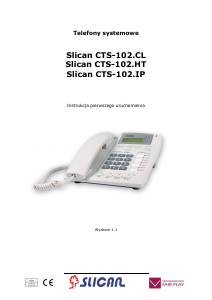 Instrukcja Slican CTS-102.IP Telefon