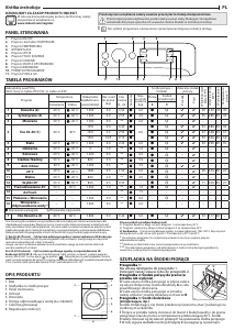Instrukcja Indesit BDE 961483X WS EU N Pralko-suszarka