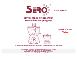 Manual Sero SJE 02R Storcator
