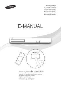 Manuale Samsung BD-H8509S Lettore blu-ray