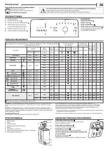 Návod Indesit BTW L60300 EE/N Práčka