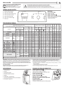 Priročnik Indesit BTW S72200 EU/N Pralni stroj