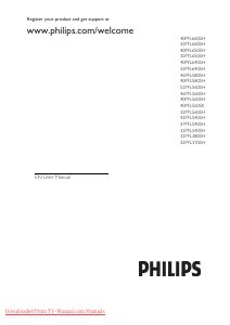 Handleiding Philips 32PFL5405H LED televisie