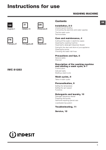 Manual de uso Indesit IWC 81283 CECO EU.M Lavadora