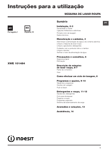 Manual de uso Indesit XWE 101484X WSSS EU Lavadora