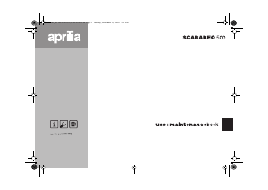 Handleiding Aprilia Scarabeo 500 (2004) Scooter