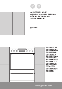 Bedienungsanleitung Gorenje EC539KXOT Herd