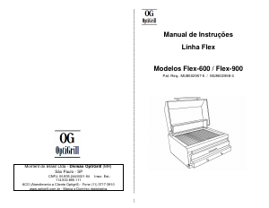 Manual OptiGrill Flex-600 Grelhador