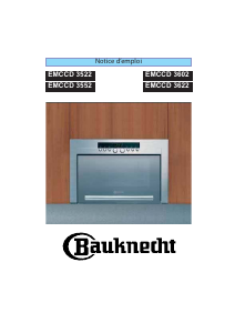 Mode d’emploi Bauknecht EMCCD 3602 WH Micro-onde