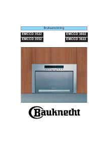 Bruksanvisning Bauknecht EMCCD 3622 WH Mikrovågsugn