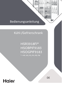 Manuale Haier HSOBPIF9183(UK) Frigorifero-congelatore