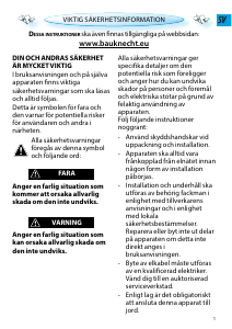 Bruksanvisning Bauknecht EMCHD 8145/PT Mikrovågsugn