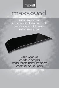 Bruksanvisning Maxell SSB-1 Maxsound Högtalare