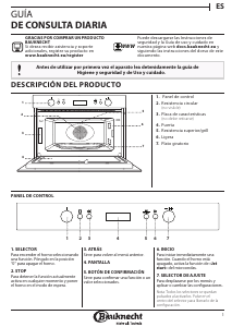 Manual de uso Bauknecht EMDK7 6638 PT Microondas