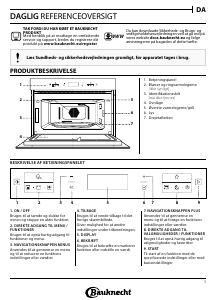 Brugsanvisning Bauknecht EMDK7 CT638 PT Mikroovn