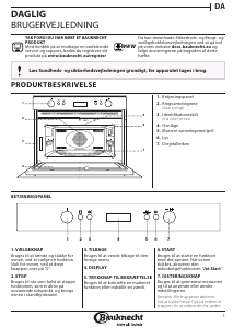 Brugsanvisning Bauknecht EMDR6 6638 PT Mikroovn