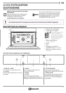 Mode d’emploi Bauknecht EMEK11 F545 Micro-onde