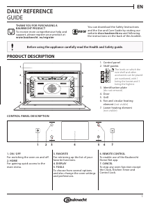 Manual Bauknecht EMEK11 F545 Microwave