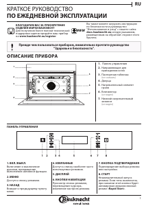 Руководство Bauknecht EMEK9 9545 PT Микроволновая печь