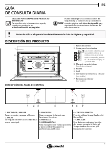 Manual de uso Bauknecht EMEK9 P545 BM Microondas