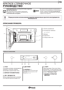Руководство Bauknecht EMNK3 2138 IN Микроволновая печь