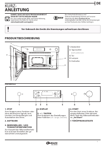 Bedienungsanleitung Bauknecht EMNK3 2138 IN Mikrowelle