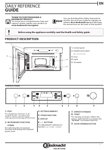 Manual Bauknecht EMNK5 2238 PT Microwave