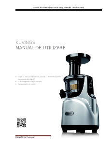 Manual Kuvings NS-750 Storcator