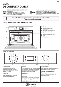 Manual de uso Bauknecht EMPK3 3545 IN Microondas