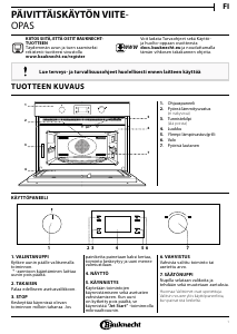 Käyttöohje Bauknecht EMPK3 4545 IN Mikroaaltouuni