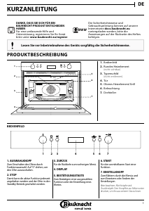 Bedienungsanleitung Bauknecht EMPK7 6645 PT Mikrowelle