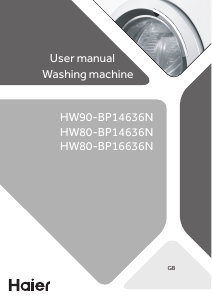 Handleiding Haier HW80-BP14636N Wasmachine