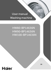 Handleiding Haier HW90-BP14636N Wasmachine