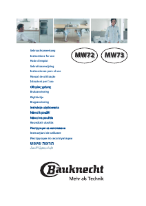 Handleiding Bauknecht MW 72 SL Magnetron