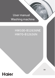 Handleiding Haier HW100-B12636N Wasmachine