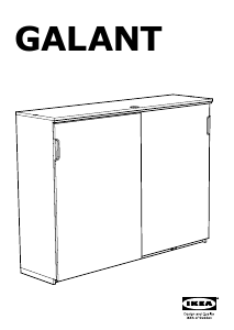 Használati útmutató IKEA GALANT Szekrény