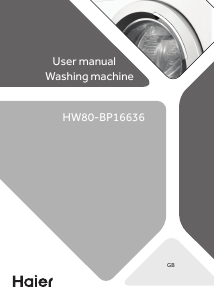 Handleiding Haier HW80-BP16636 Wasmachine