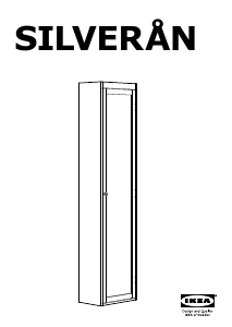 Manual de uso IKEA SILVERAN Clóset