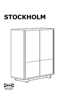 Brugsanvisning IKEA STOCKHOLM Skab
