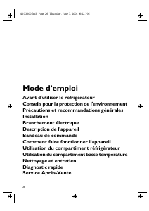 Mode d’emploi Bauknecht IRU 1457 K/2 Réfrigérateur