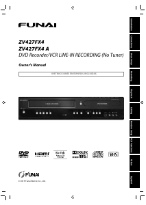 Bruksanvisning Funai ZV427FX4 DVD-Video Kombination